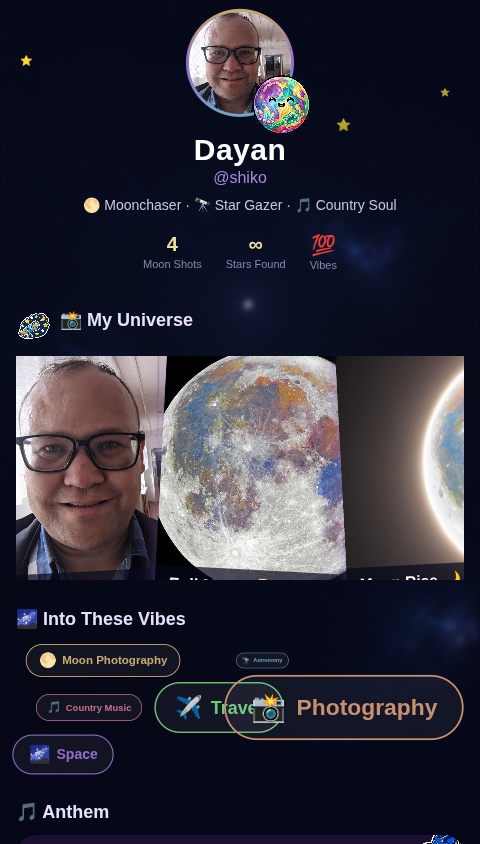 Interactive Social Bio