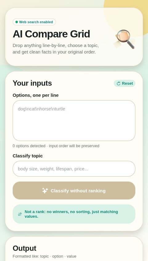 AI Topic Sorter