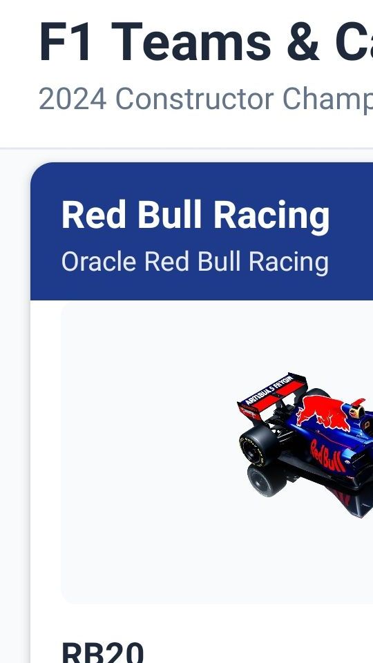 F1 Fan App