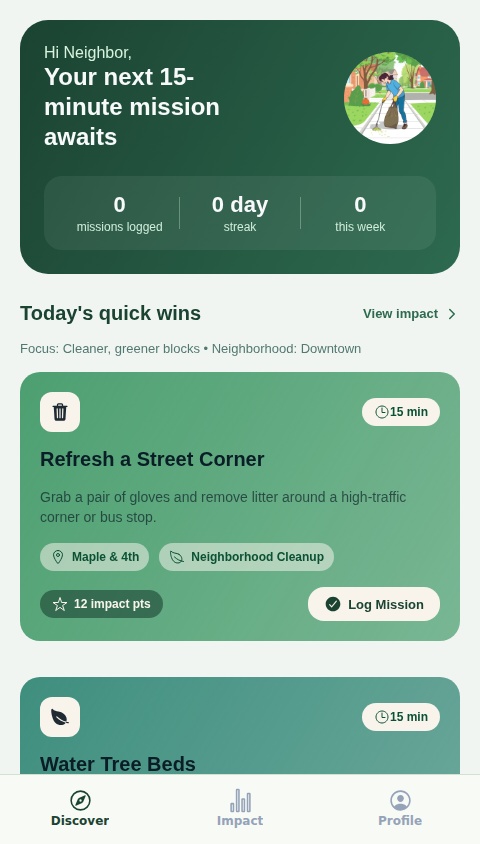 MicroVolunteer Hub