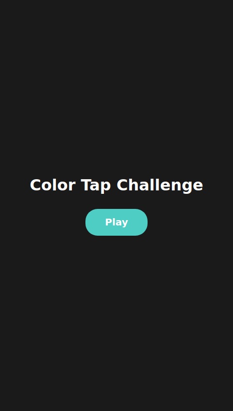 a timing game you have to hit the different color circle the fastest