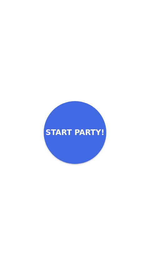 Party button if you press it disco and flashes your screen rgb fast