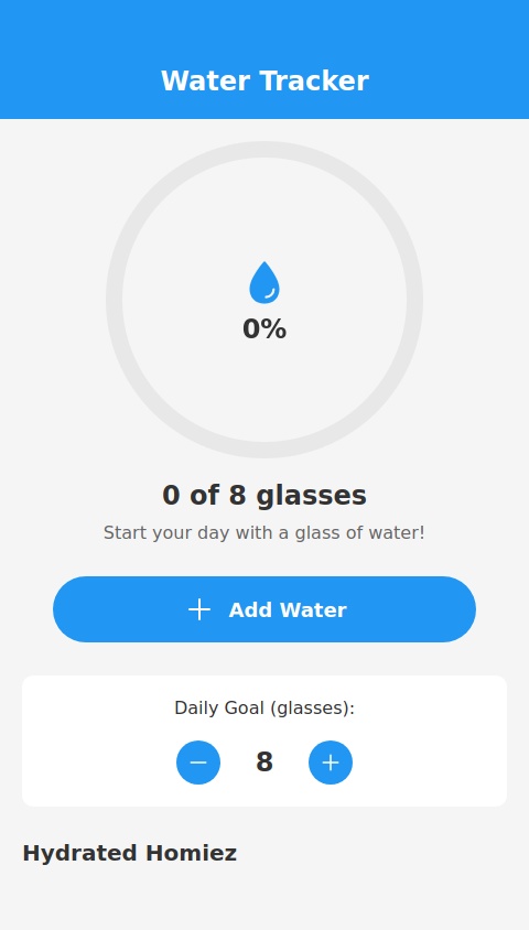 Drink Water!