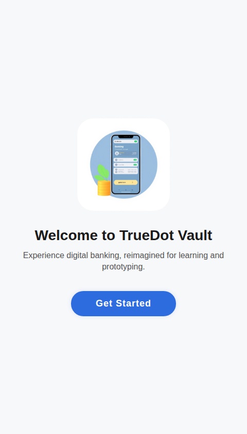 TrueDot Vault is a unique mobile banking prototype designed entirely within the aSIMS platform (App Inventor-based Smart Interactive Mobile System). This app simulates core digital financial services, allowing users to experience the structure and flow of a modern banking interface without requiring real financial integrations. Built for educational, testing, and MVP development purposes, TrueDot Vault demonstrates how mobile banking apps like Opay, Chipper Cash, or Kuda can be reimagined using block-based logic and open-source frameworks.
The app offers a clean, user-friendly dashboard where users can register accounts, check balances, simulate fund transfers, and manage digital wallets. With its TinyDB data storage system, each transaction updates the userโs local balance in real-time, providing an offline ledger experience. Using aSIMSโ built-in Web component, TrueDot Vault can connect to mock APIs or real-time services like Firebase or Supabase for authentication and remote data storage. QR code generation and scanning features are integrated to mimic merchant payments and P2P transfers, enhancing realism.
A standout feature is the in-app virtual โDotCard,โ which acts as a simulated debit card. Users can top-up their DotCard using a test deposit system or external demo payment APIs like Paystack. Designed with modularity in mind, TrueDot Vault supports future upgrades such as KYC verification, blockchain wallet sync, or integration with real-time fiat/crypto exchanges.
While not intended for real-world financial transactions, TrueDot Vault is a pioneering showcase of what can be developed in aSIMS. It empowers students, developers, and fintech innovators to build and test digital banking solutions quickly, visually, and securely โ all within a code-free or low-code environment.