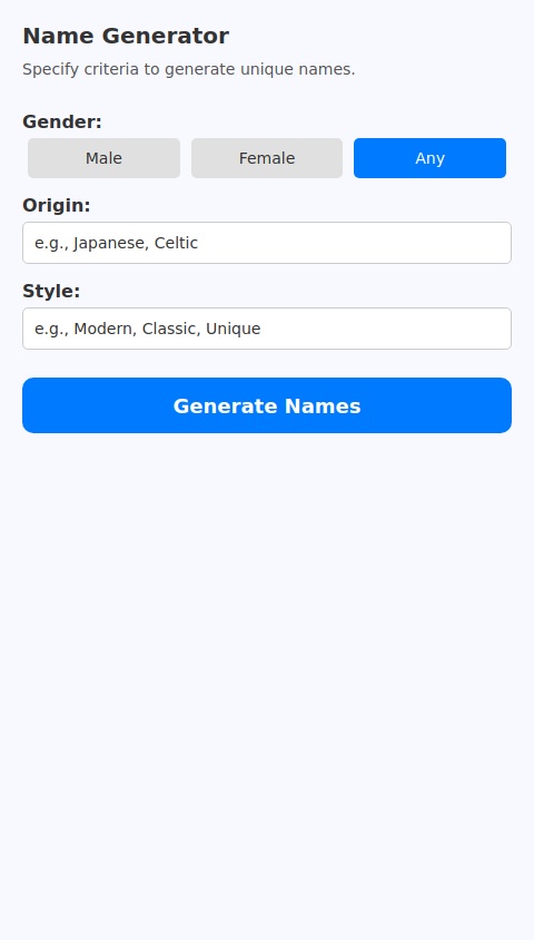 Name generator