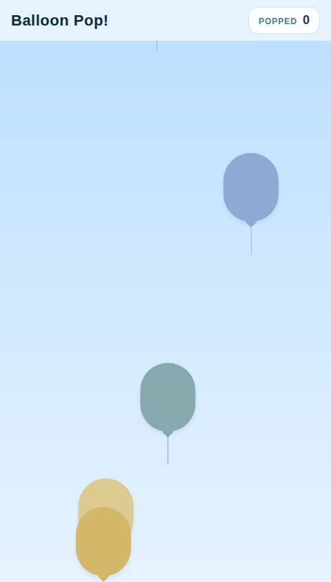 Balloon popped