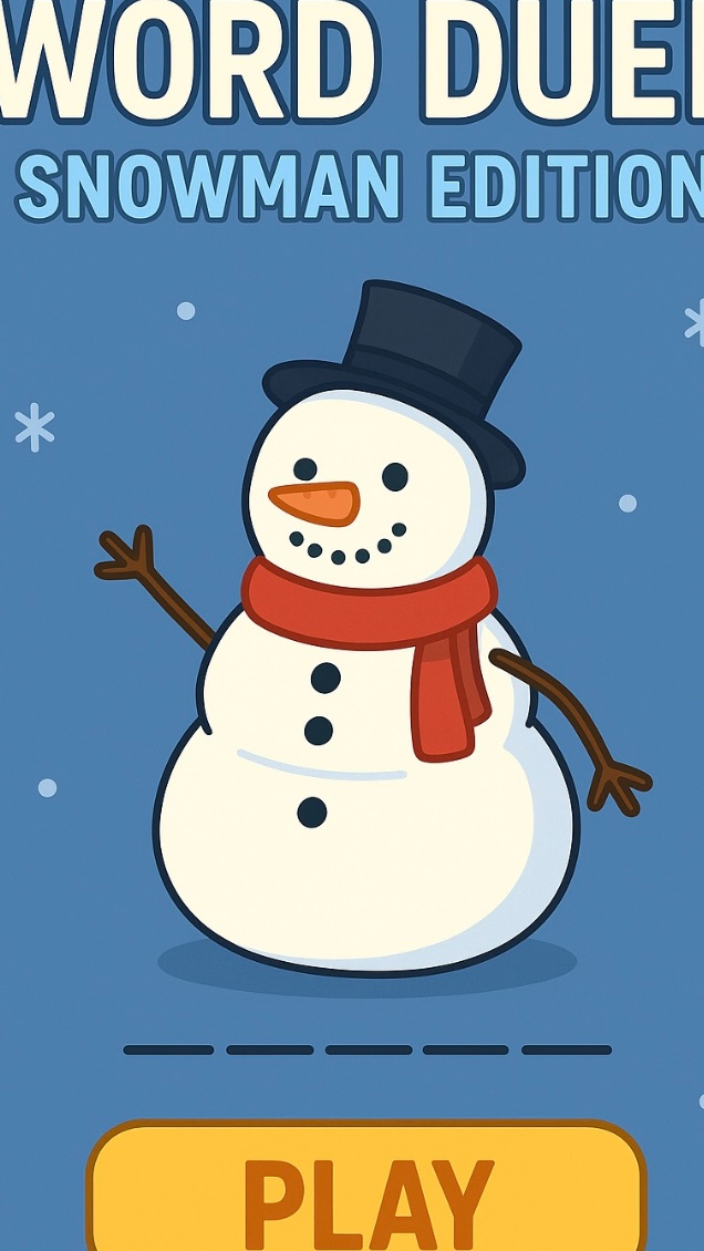 Word Duel Snowman edition 
