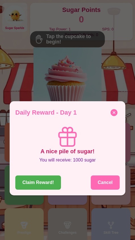 Cupcake clicker - NEW visual effects ￼music 