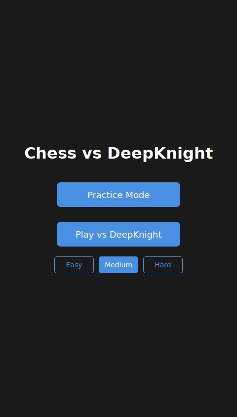 Create a chess ai bot
Which Has two game modes :
Practice and bot