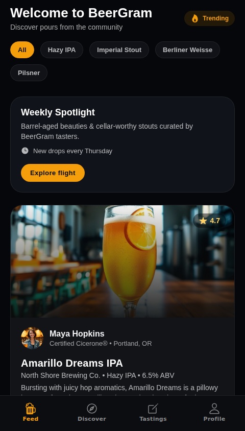 Discover Beers Together