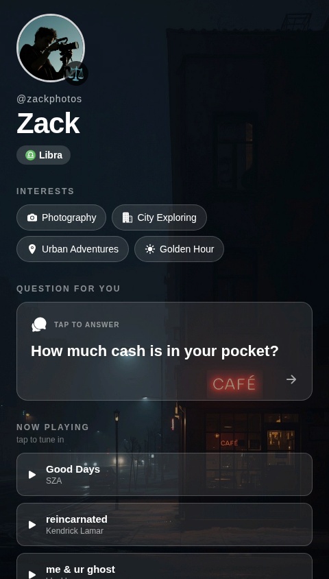 Urban Cinematic Scroll