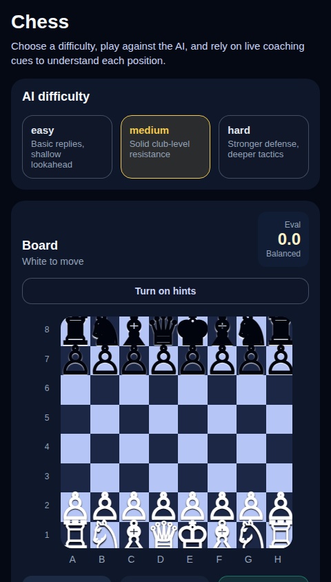 Chess game 