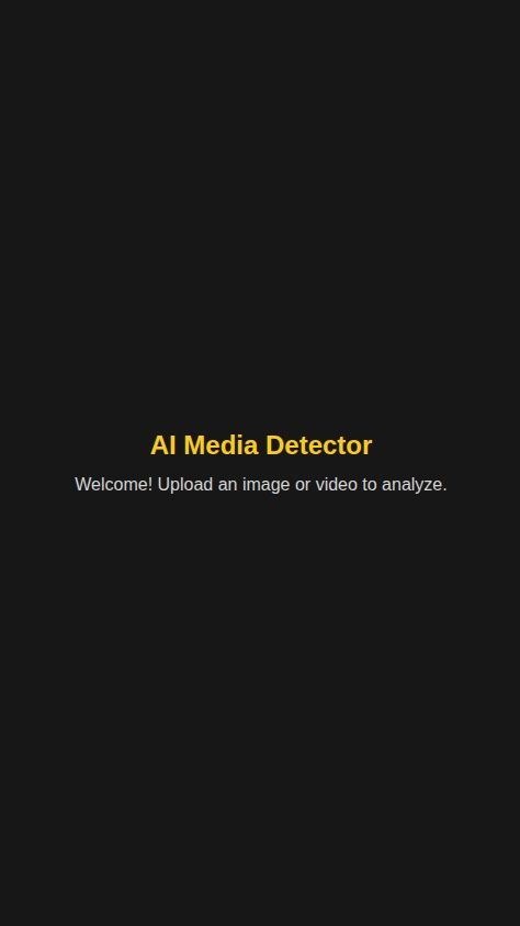 AI or Real Media detector