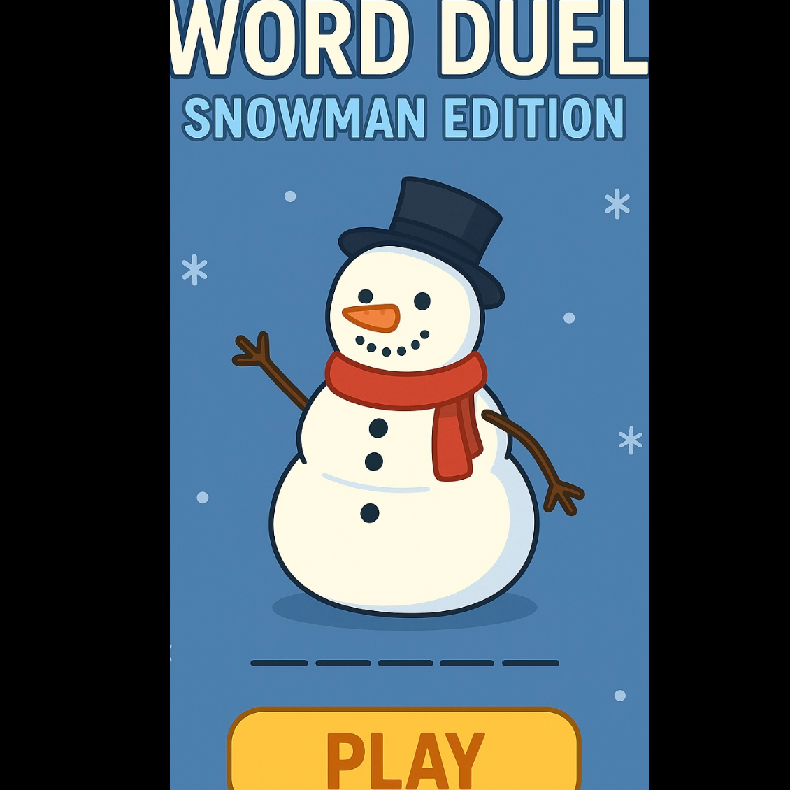 Word Duel Snowman edition 
