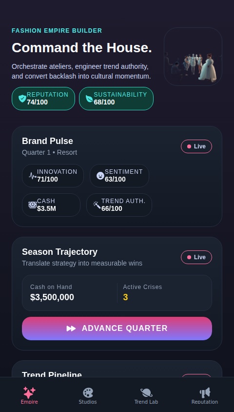 Fashion Empire Builder