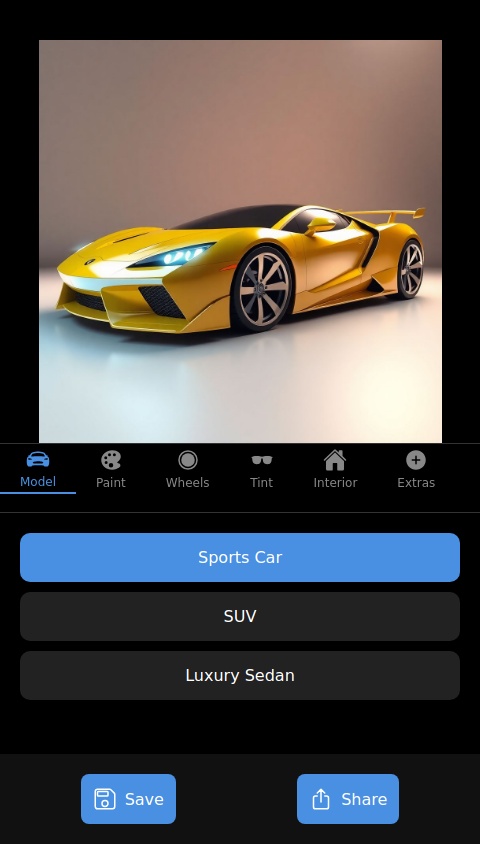 Car customization studio v3