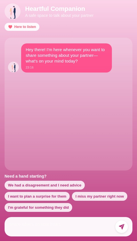 Talk About My Partner