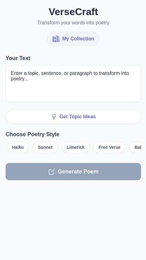 Poem Writer