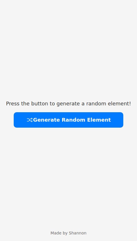 Random Elements Generator