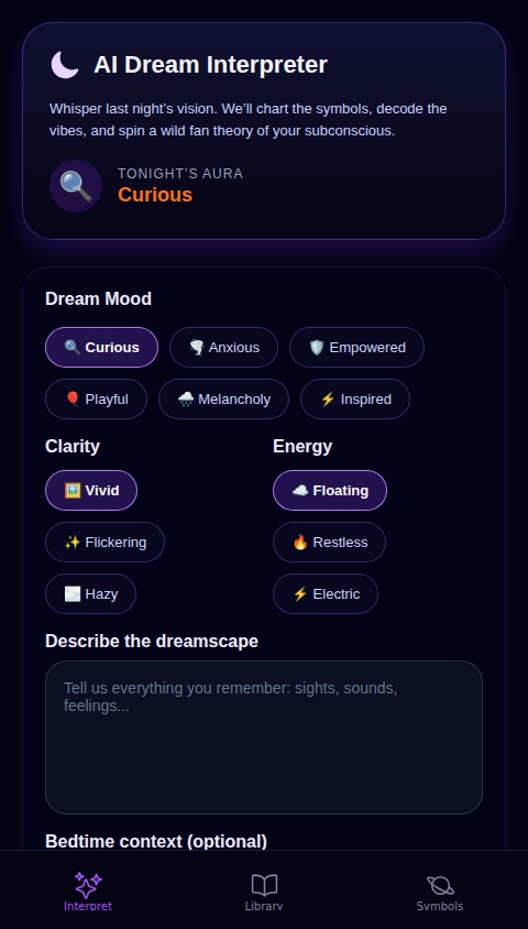 AI Dream Interpreter