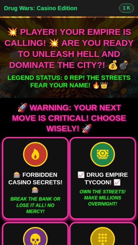 💊💉🔫Drug wars casino edition- NEW SLOTS 🦬💰🤑