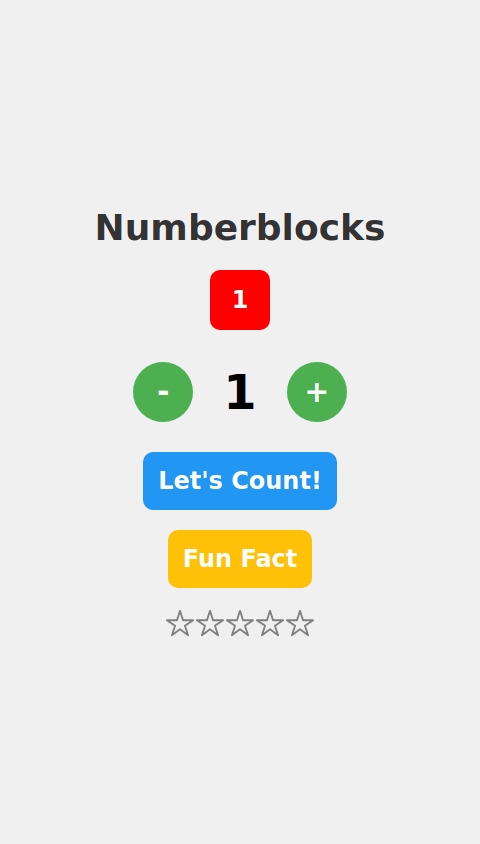 Numberblocks game for a toddler 