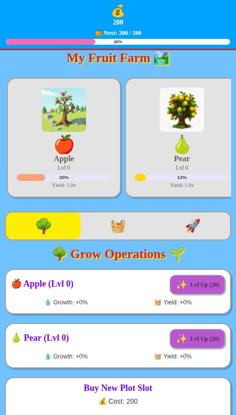 My fruit farm