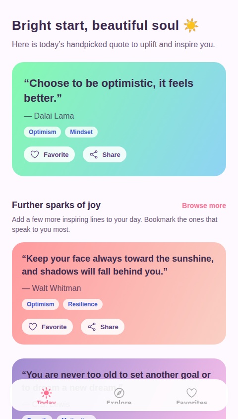 Daily Positivity Quotes