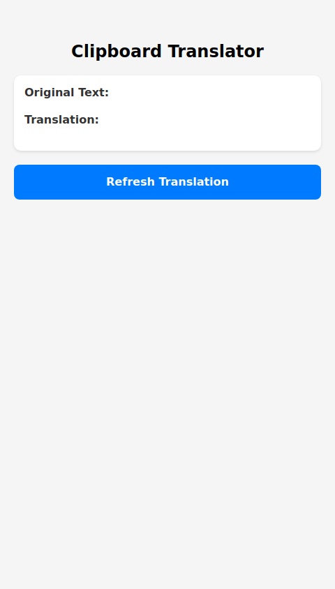 Auto translator