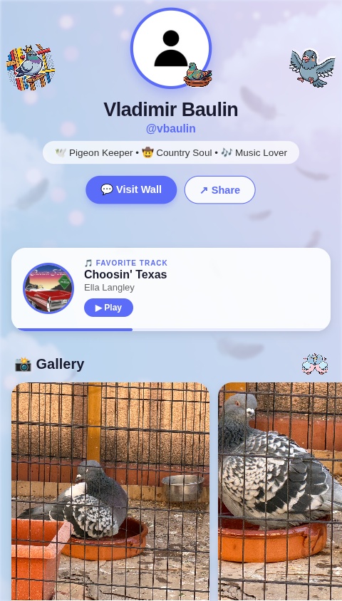 Vibrant Profile Wall