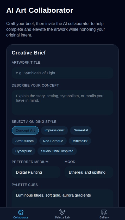 AI Art Collaborator