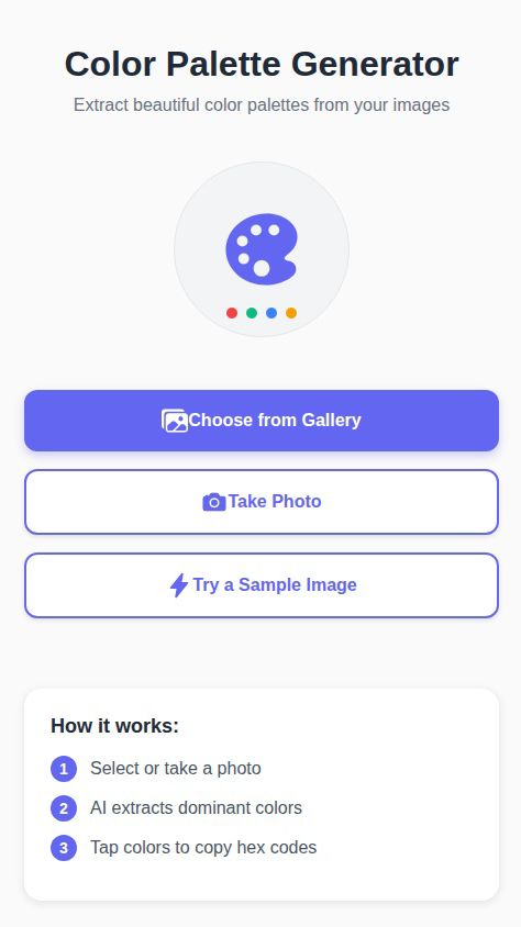 Color Palette Generator