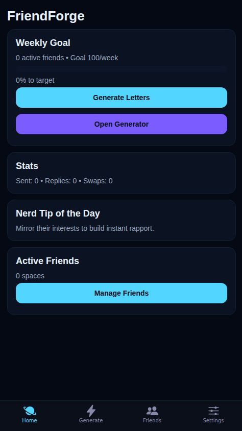 FriendForge PenPal Automator