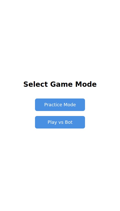 Create a chess ai bot
Which Has two game modes :
Practice and bot