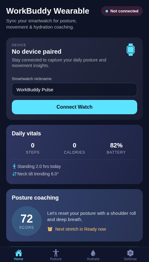 WorkBuddy Wearable