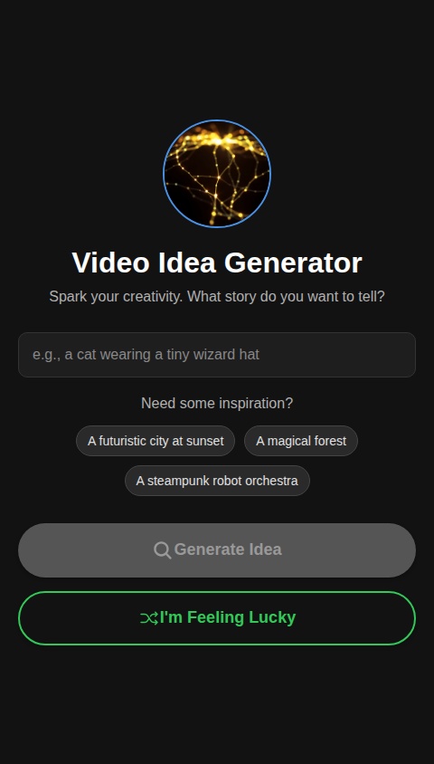 Video Idea Generator 