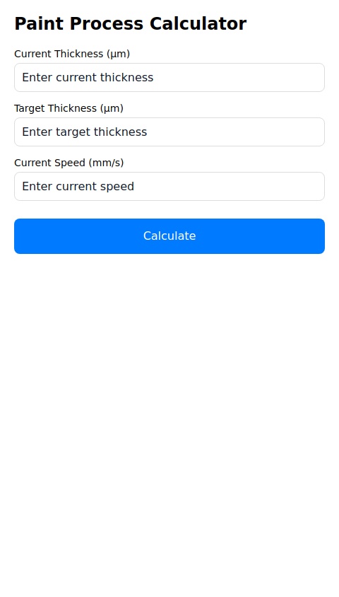 Eksar paint process optimizer