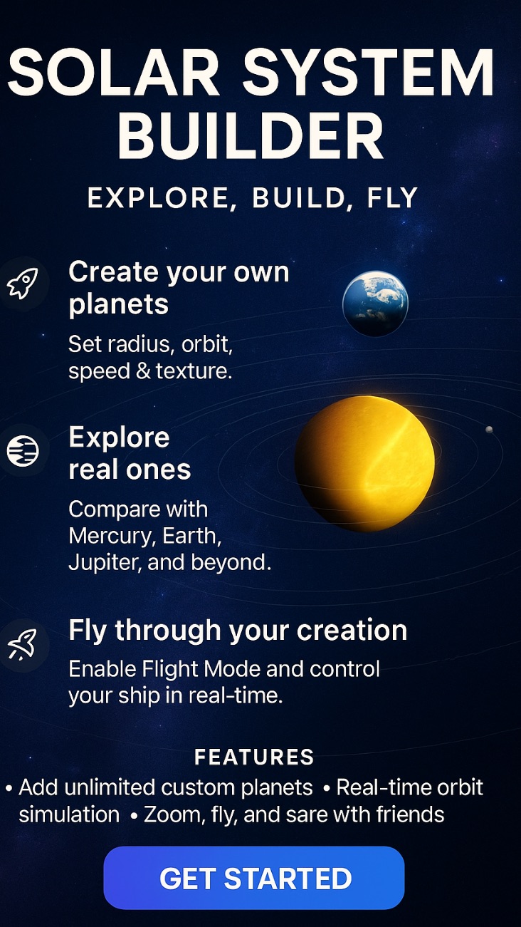 Solar System Builder