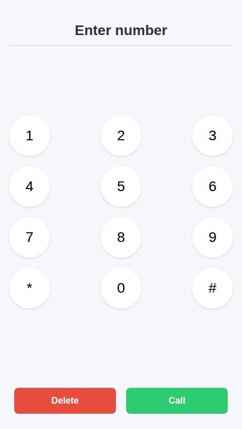 Create a native mobile app that simulates fake phone calls. The app should have the following features:

1.  **Dialer Screen:**
    *   A screen with a numeric keypad (0-9, *, #) for entering a phone number.
    *   A display area to show the number being typed.
    *   A "Call" button to initiate the fake call.
    *   A "Delete" button to clear digits.

2.  **Fake In-Call Screen:**
    *   A screen that mimics a real phone call interface.
    *   It should display the number that was dialed.
    *   Include an "End Call" button that terminates the fake call and returns to the Dialer Screen.

3.  **Conditional Call Scenarios:**
    *   **Scenario A: Specific Number (636399):**
        *   When the user calls "636399", the In-Call Screen appears and an audio clip plays: "Hello, are you John?".
        *   Two buttons, "Yes" and "No", should be displayed.
        *   If the user taps "Yes", a second audio clip plays: "I want to offer you $500." The "Yes" and "No" buttons should be displayed again.
        *   If the user taps "Yes" a second time, show a system alert with the title "Hacked!" and the message "You got hacked. Do you want to restart?". The alert should have a single "Restart" button that dismisses the alert and returns the user to the Dialer Screen.
    *   **Scenario B: Any Other Number:**
        *   When the user calls any number other than "636399", the In-Call Screen appears.
        *   The app should randomly select and play one of at least three different pre-recorded audio clips of a "scammer saying random things".
        *   The call should automatically end and return to the Dialer Screen after the audio clip finishes playing.

The app should not use any real calling functionality. All calls are simulated within the app. Use placeholder audio clips for the voice lines.
