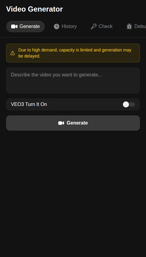 NEW Veo 3 - Queue+ Logs 
