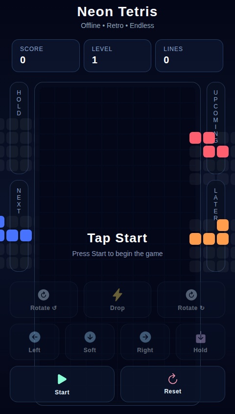 Тетрис офлайн
