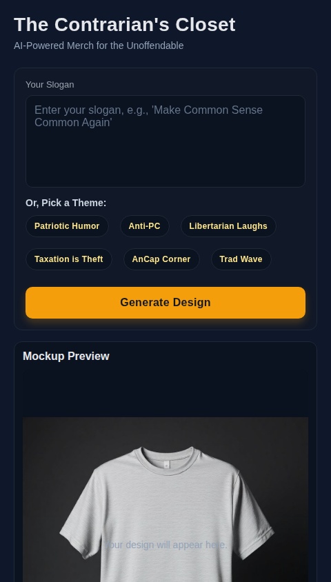 The Contrarian's Closet