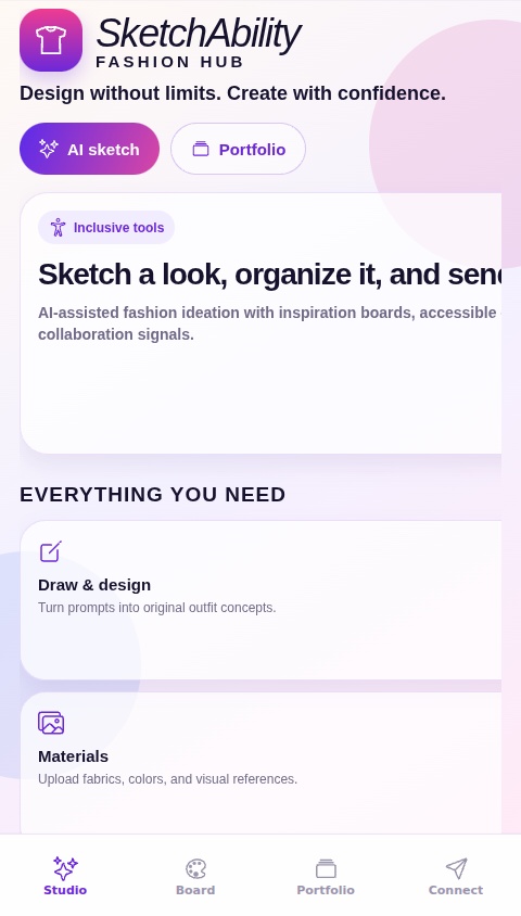 SketchAbility Fashion Hub