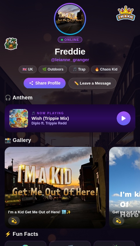 Vibrant Profile Wall