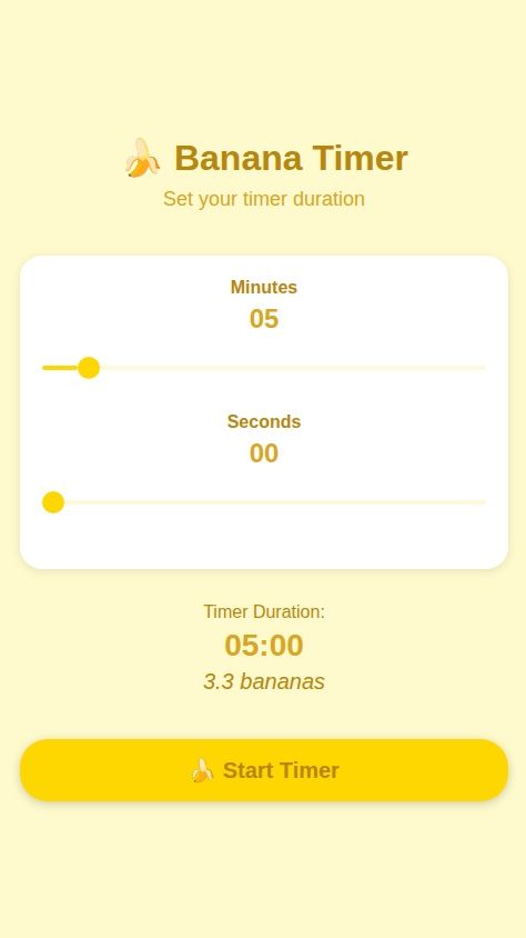 Banana Timer