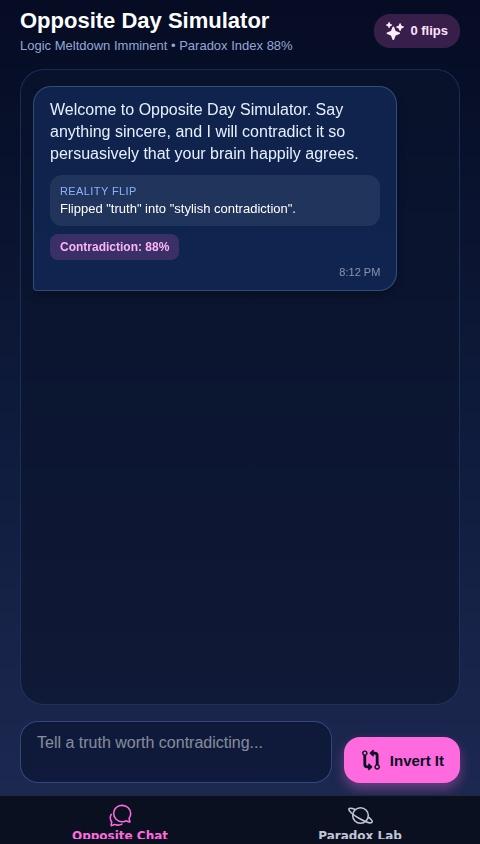 Opposite Logic Playground