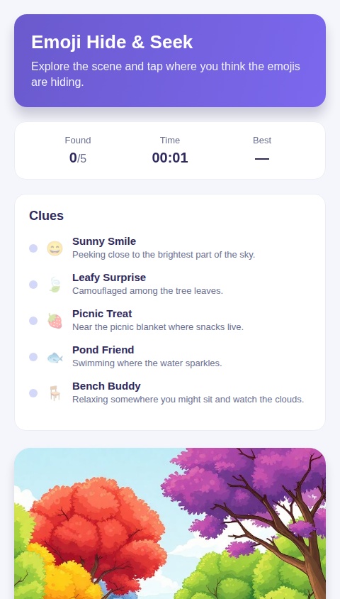 Hidden Emoji Hunt