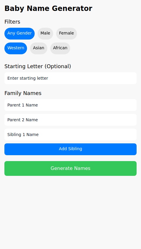 Baby Name Generator