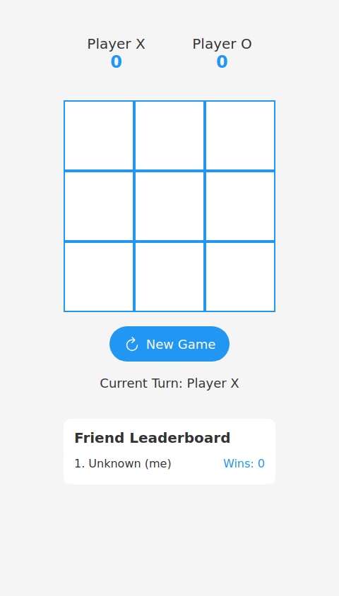 Tic tac toe game