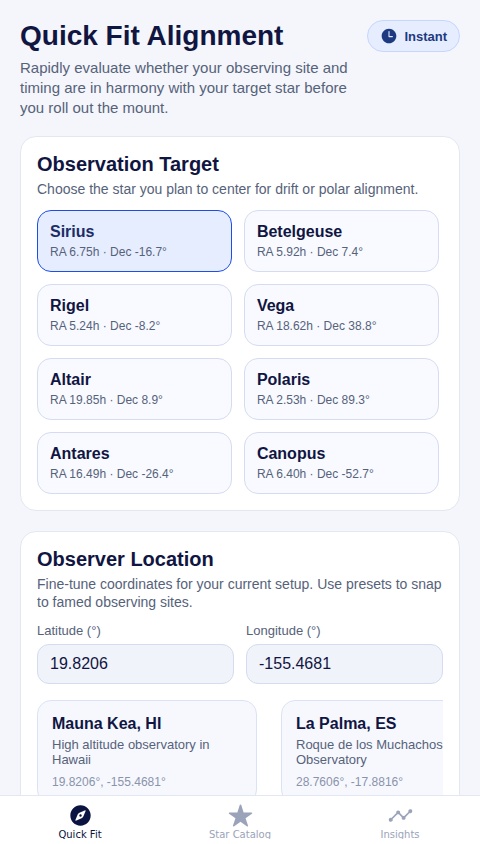 Earth Star Alignment